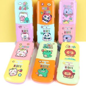 2 in 1 Folding Pen Container Pencil Box